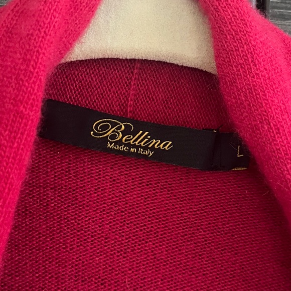 EUC Belladina made In Italy Dark Pink Wool & Cashmere - Picture 3 of 8